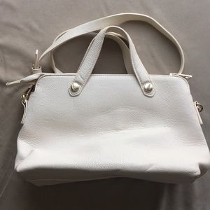 Small off-white satchel